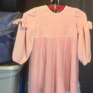 Mabel  + Honey Charming Pink Kids Dress, Sz 5